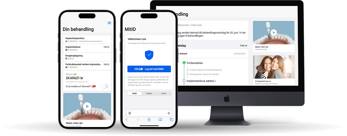 Adent on mobile and desktop